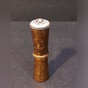 Vintage Revlon Futurama Van Cleef & Arpels Lipstick Case 586 Rhinestone/Pearl